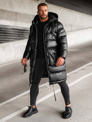 Herren Winterjacke Schwarz OZONEE O/M3205Z