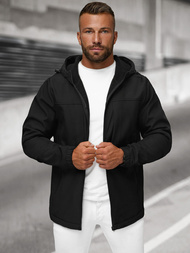 Herren Übergangsjacke Schwarz OZONEE JS/27B6523/3