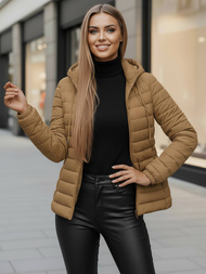 Damen Jacke Dunkelbeige OZONEE JS/16M9103/84Z