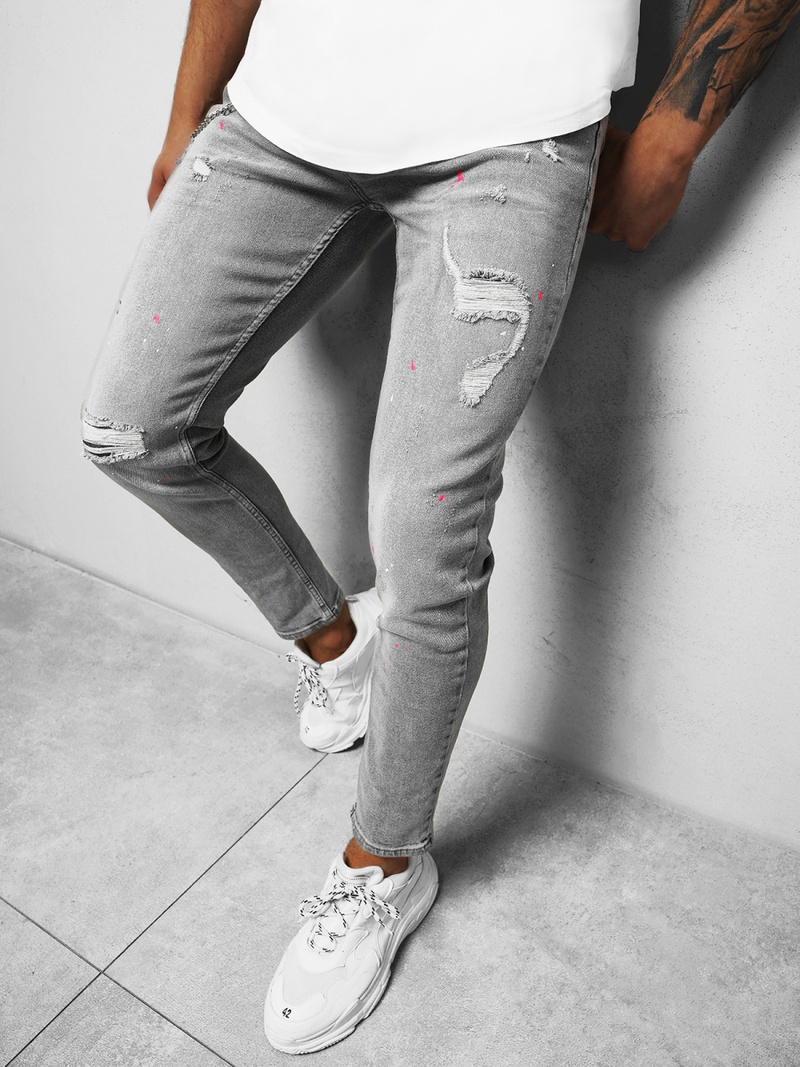 Herren Jeanshose Grau OZONEE O/WE1004