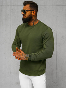 Herren Sweatshirt Khaki OZONEE JS/2001-10Z