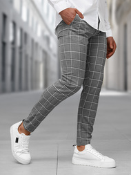 Herren Chino Hose Anthrazit OZONEE DJ/5522Z