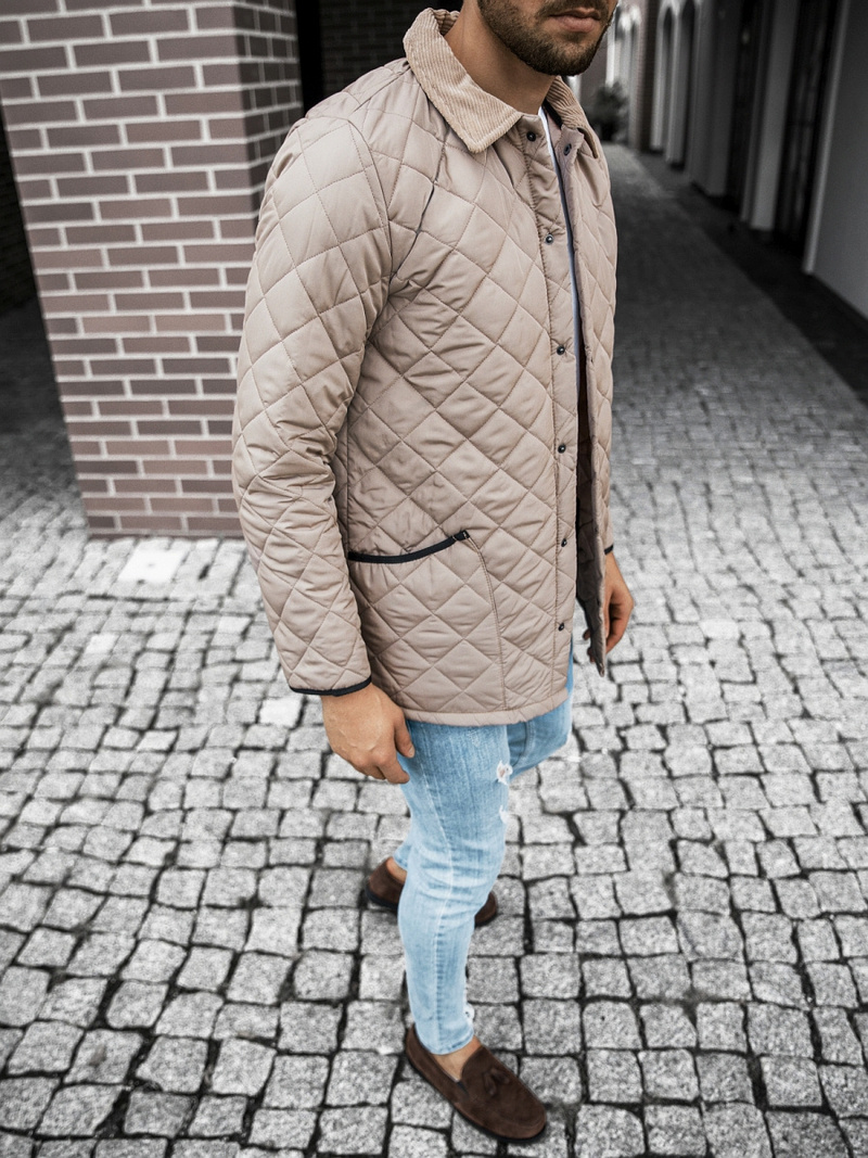 Herren Jacke Beige OZONEE O/5619