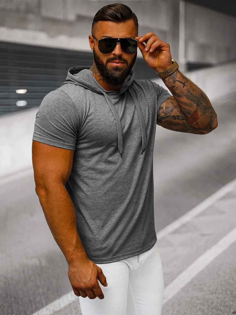 Herren T-shirt Anthrazit OZONEE JS/8T89/5