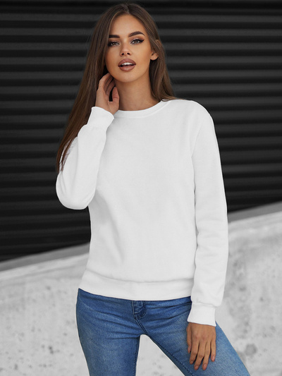 Damen Sweatshirt Weiß OZONEE JS/W01Z