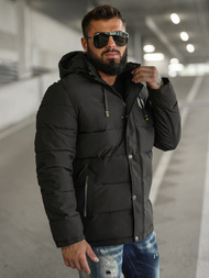 Herren Winterjacke Schwarz OZONEE JS/57M7503/392Z