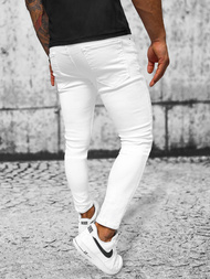 Herren Jeanshose Weiß OZONEE E/5348/01