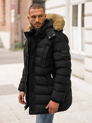 Herren Winterjacke Schwarz OZONEE JS/5M3122/392Z