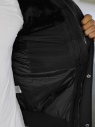 Herren Winterjacke Schwarz OZONEE O/M798Z