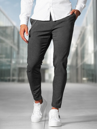 Herren Chino Hose Anthrazit OZONEE DJ/3300Z