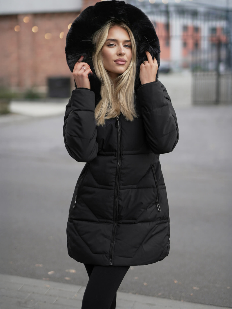 Damen Jacke Schwarz OZONEE JS/16M9099/392Z