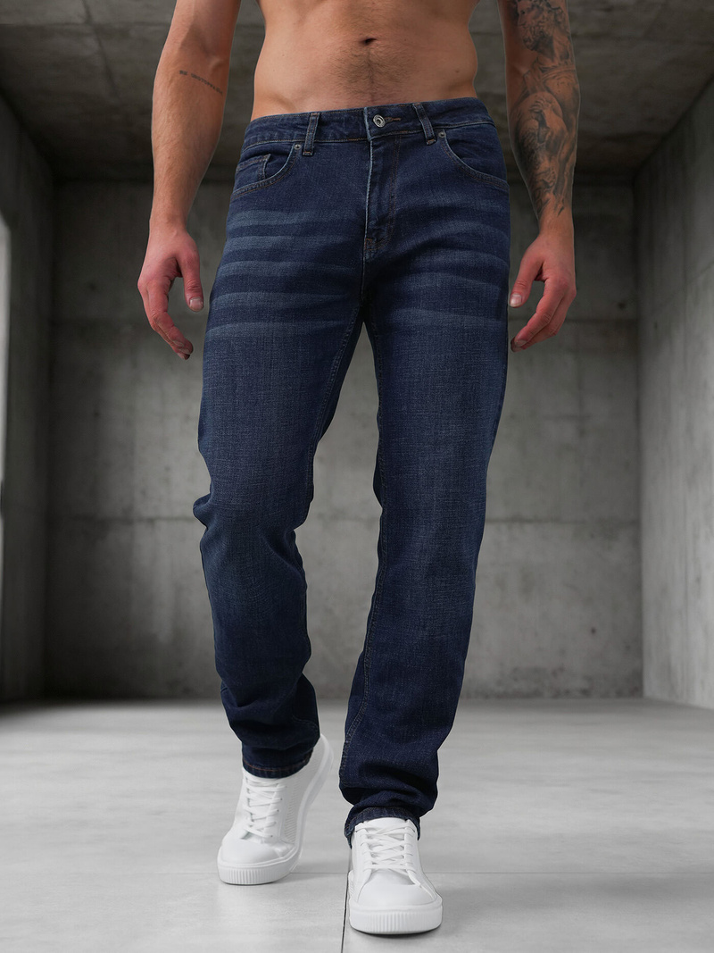 Herren Jeanshose Dunkelblau OZONEE DO/4048/2