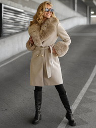 Damen Mantel Ecru OZONEE JS/61M8509/280