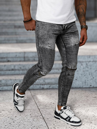 Herren Jeanshose Schwarz OZONEE NB/MP0069N