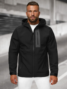 Herren Übergangsjacke Schwarz OZONEE JS/27B6513/3