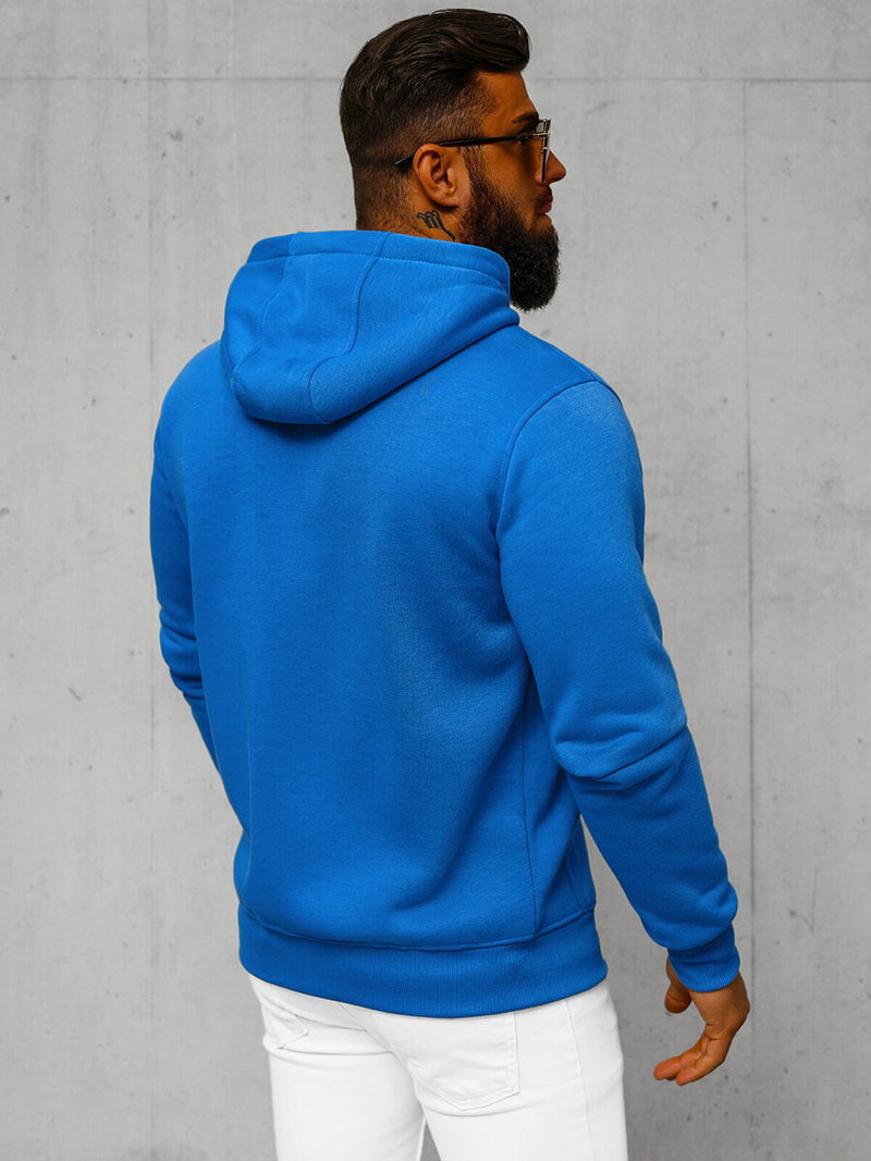 Herren Kapuzenpullover Blau OZONEE JS/2008Z