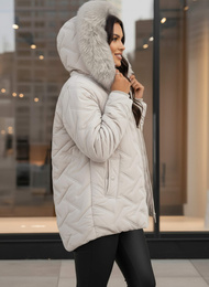 Damen Jacke Hellgrau OZONEE JS/16M9296/280Z