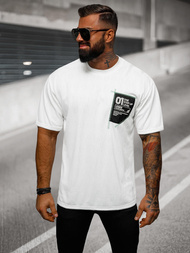 Herren T-shirt Weiß OZONEE O/3C333