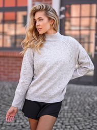 Damen pullover grau OZONEE JS/53B5201/2