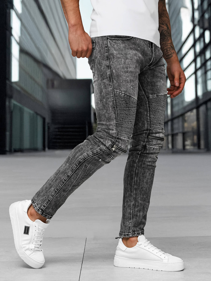 Herren Jeanshose Schwarz OZONEE NB/MP0069NZ