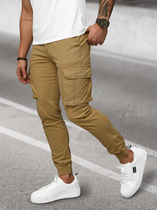 Herren Chino Jogger Beige OZONEE NB/MP0202KZ