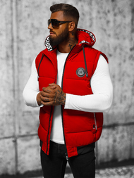Herren Weste Rot OZONEE JS/84M3028/275