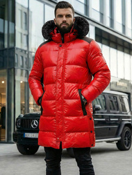 Herren Winterjacke Rot OZONEE O/M800Z