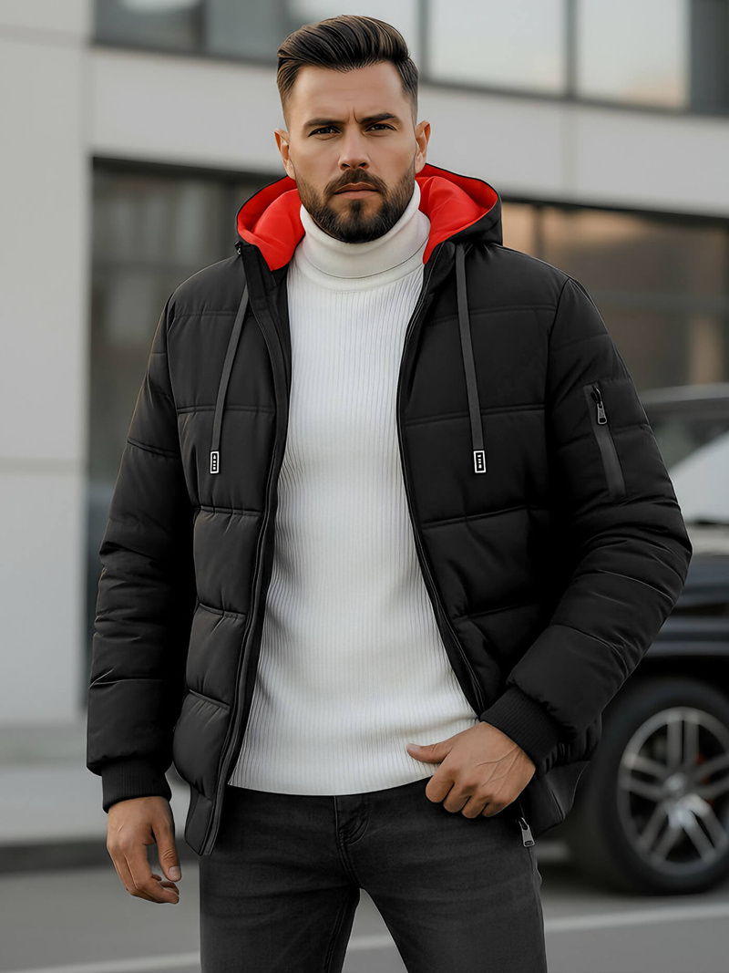 Herren Jacke Schwarz OZONEE JS/31M5003Z