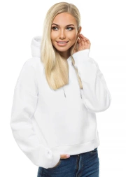 Damen Kapuzenpullover Weiß OZONEE O/12102