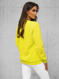 Damen Sweatshirt Gelb-Neon OZONEE JS/W01Z