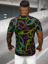 Herren T-shirt Schwarz OZONEE O/T1272/3