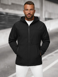 Herren Übergangsjacke Schwarz OZONEE JS/27B6523/3