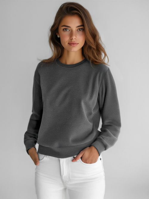 Damen Sweatshirt Anthrazit OZONEE JS/W01Z