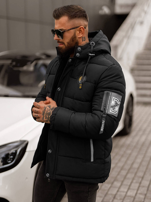 Herren Jacke Schwarz OZONEE JS/57M7503/392Z