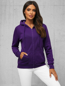 Damen Kapuzenpullover Violett OZONEE JS/W03Z
