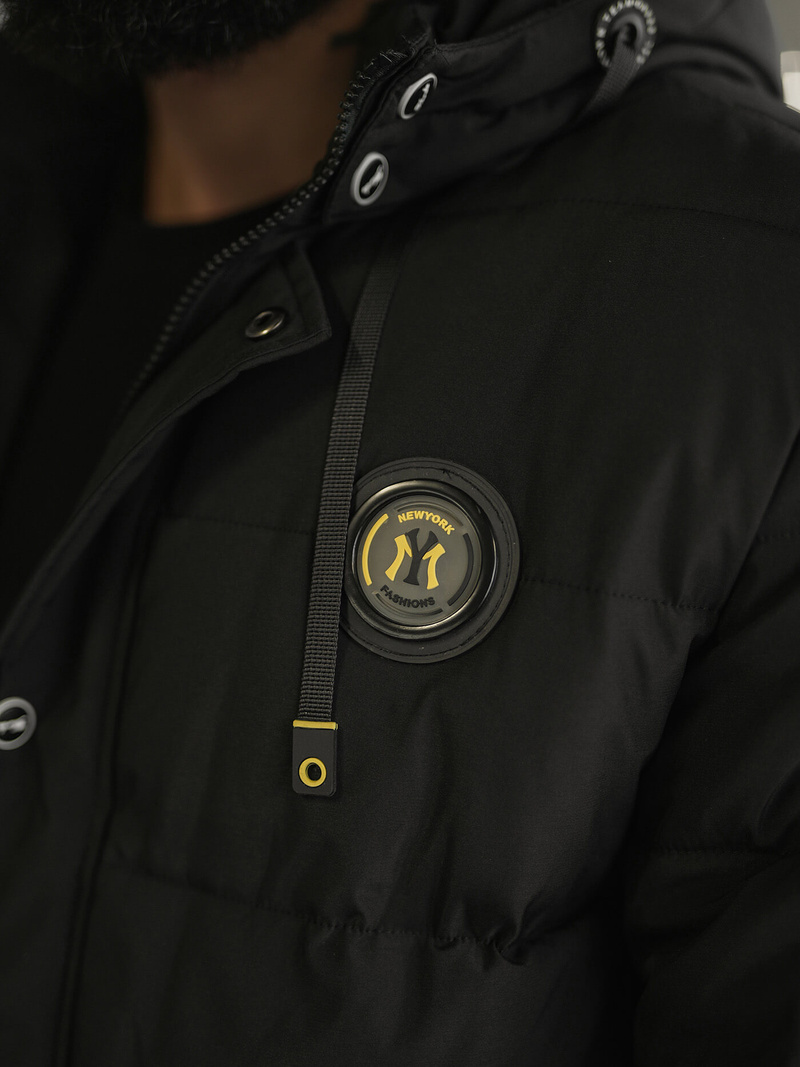 Herren Winterjacke Schwarz OZONEE JS/57M7503/392Z