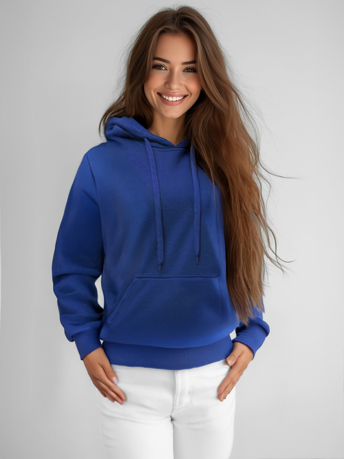Damen Kapuzenpullover Indigo OZONEE JS/W02/66Z