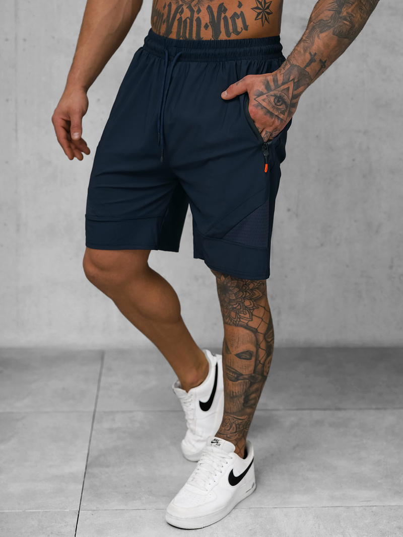 Sportshorts für Herren Dunkelblau OZONEE JS/12K1801/25