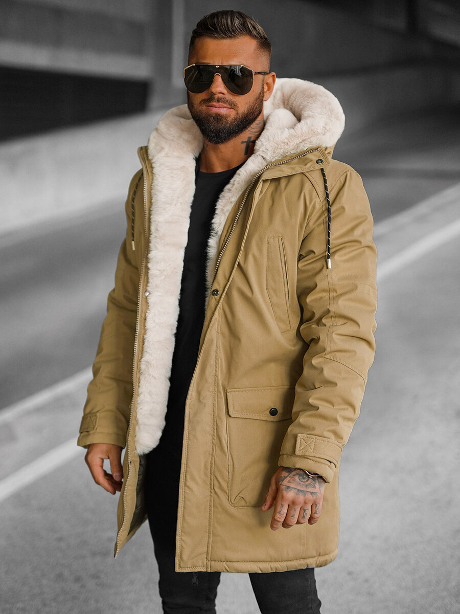 Herren Winterjacke Camel OZONEE JS/5M120/84Z OZONEE