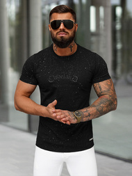 Herren T-shirt Schwarz OZONEE O/QQ1386