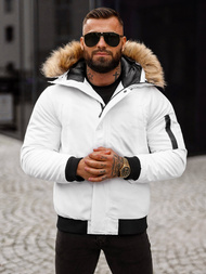 Herren Winterjacke Weiß OZONEE JS/M2019/281Z
