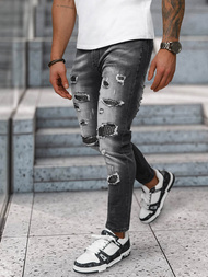 Herren Jeanshose Schwarz OZONEE NB/MP0152N