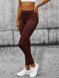 Damen Leggings Braun OZONEE O/YY9282