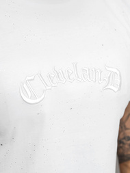 Herren T-shirt Weiß OZONEE O/QQ1386