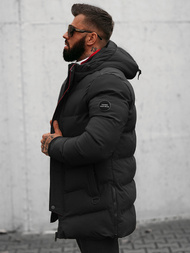 Herren Winterjacke Schwarz OZONEE N/7330Z