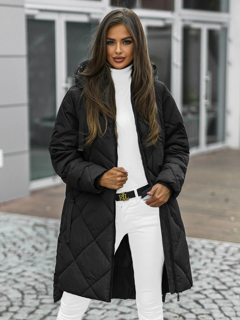 Damen Jacke Schwarz OZONEE JS/5M3168/392Z