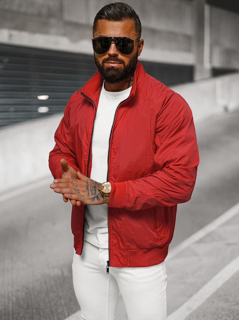 Herren Jacke Rot OZONEE JS/5M3212/270