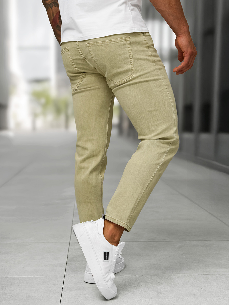 Herren Jeanshose Beige OZONEE BL/JK880