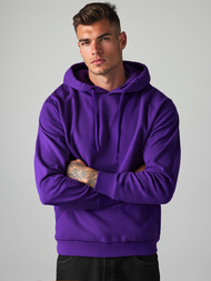 Herren Kapuzenpullover Violett OZONEE JS/2009Z