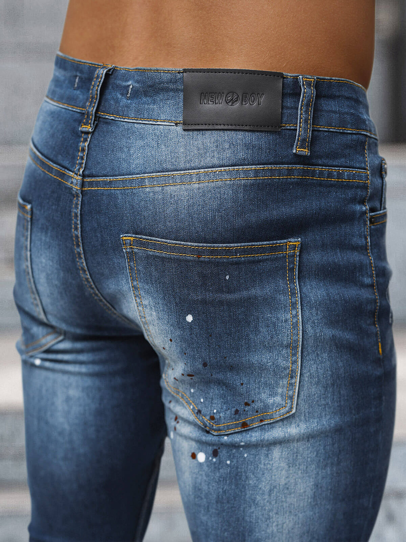 Herren Jeanshose Dunkelblau OZONEE NB/MP0170BS